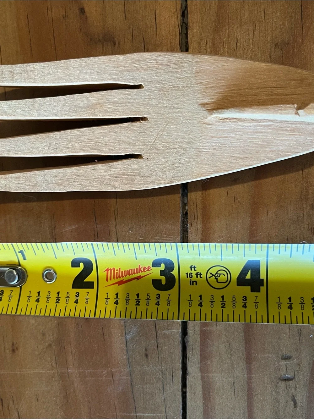 Vintage Hand-Carved Wood African Crocodile Salad Serving Utensil Set of 2